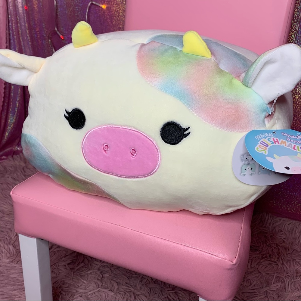 Squishmallows Candess the Cow Easter Stackable Plush 2021